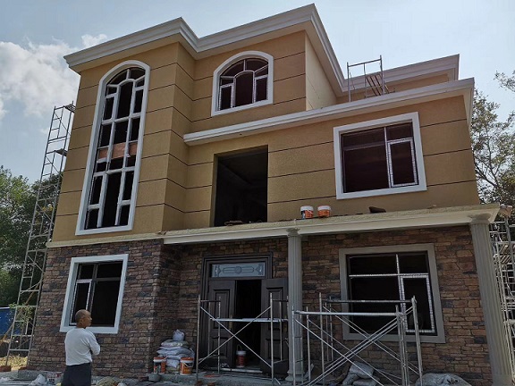 選對仿石漆，農(nóng)村自建房秒變高檔別墅